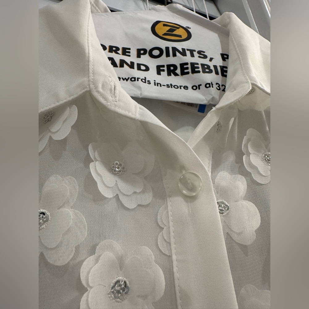 Porridge 3D Floral Shirt Dress - Picture 7 of 9
